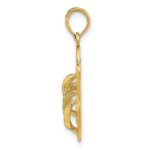 14K ST. THOMAS Reversible Flip Flops Pendant - Image 2