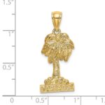 14K BARBADOS Palm Tree Charm - Image 3