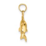 14K 3-D Dolphin Jumping Charm - Image 2