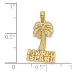 14K MARCO ISLAND Palm Tree Charm - Image 3