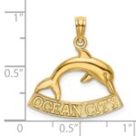 14K OCEAN CITY Dolphin Charm - Image 3
