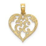 14K 35 In Heart Charm - Image 4