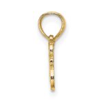 14K HEART JESUS Script Charm - Image 2