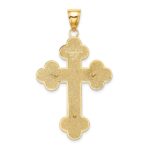 14K Crucifix with Budded Tips Charm - Image 4