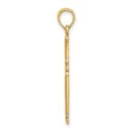 14K Cross with Starburst Center Charm - Image 2