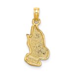 14K 2-D Praying Hands Charm - Image 4