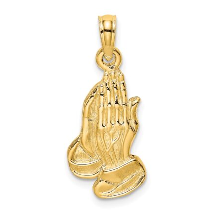 14K 2-D Praying Hands Charm