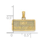 14K OBX NORTH CAROLINA License Plate Charm - Image 3