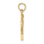 14K CHARLESTON Horse and Cart Charm - Image 2