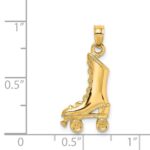 14K 3-D Roller Skate Charm - Image 3