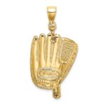 14K 3-D Baseball Glove/Bat/Ball Charm - Image 4
