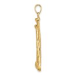 14K 2-D Baseball Bats and Ball Charm - Image 2