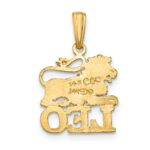 14K LEO Zodiac Charm - Image 4