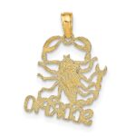 14K SCORPIO Zodiac Charm - Image 4