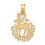 14K SAGITTARIUS Zodiac Charm - Image 4
