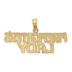 14k FIREFIGHTER'S LADY Charm - Image 4