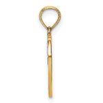 14k with White Rhodium MOM and Angel Heart Charm - Image 2