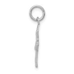 14k White Gold Ballerina Charm - Image 2