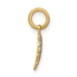 14K and White Rhodium Filigree Hearts Charm - Image 2