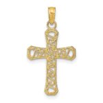 14k Fancy Cross Pendant
