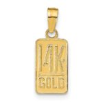 14k GOLD Pendant