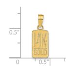 14k GOLD Pendant - Image 3