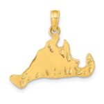 14k Martha's Vineyard Island Pendant