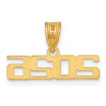 14K Polished Horizontal 2026 Charm - Image 3