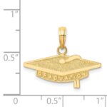 14k GRADUATION Cap Charm - Image 3