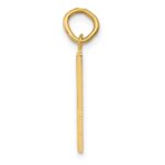 14k Medium Polished Number 4 Charm - Image 2