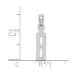 14kw Polished Number 8 Pendant - Image 3