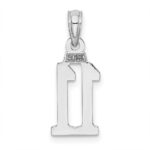 14kw Polished Number 11 Pendant - Image 4