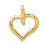 10K Diamond Heart Pendant - Image 3