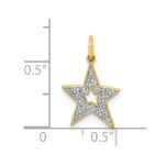 10k Diamond Star Charm - Image 4