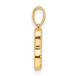 10K Diamond Letter B Initial Pendant - Image 3