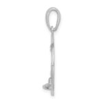 De-Ani Sterling Silver Rhodium-Plated Cape Cod with Lighthouse Circle Pendant - Image 2