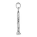 De-Ani Sterling Silver Rhodium-Plated Polished 3D Saguaro Cactus Pendant - Image 2