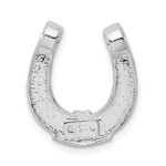 De-Ani Sterling Silver Polished Horseshoe Chain Slide - Image 4