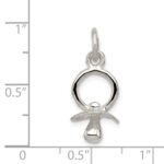 Sterling Silver Pacifier Charm - Image 3