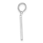 De-Ani Sterling Silver Rhodium-Plated Enameled Small Key West Mile 0 Pendant - Image 2