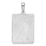 De-Ani Sterling Silver Rhodium-Plated Enameled Large Key West Mile 0 Pendant - Image 4