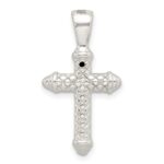 Sterling Silver Polished Cross Pendant - Image 4