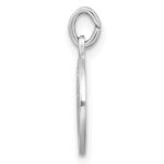 Sterling Silver Rhodium-plated Polished Solid 1st Holy Communion Pendant - Image 2