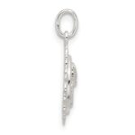 Sterling Silver E-coated Rose Charm - Image 2