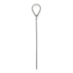 Sterling Silver Death Tarot Card Pendant - Image 2