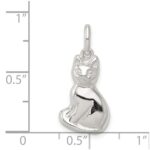 Sterling Silver Cat Charm - Image 3