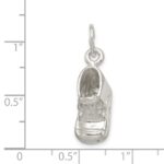 Sterling Silver Baby Shoe Charm - Image 3