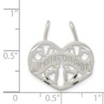 Sterling Silver Mother Daughter 2-piece break apart Charm - Image 3