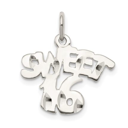 Sterling Silver Sweet 16 Charm