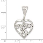 Sterling Silver HEART SWEET 16 Charm - Image 4